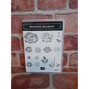 BRUSHED BOUQUET Stamp Set & BRUSHED BOUQUET Dies Stampin‎ Up Flowers Bundle